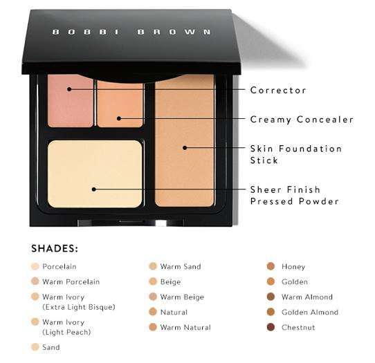 Bobbi Brown 4 in 1 Face Touch-Up Palette Warm Almond - Free Shipping*