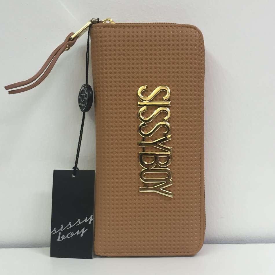 Sissy Boy - Carly Zip Around Wallet Tan