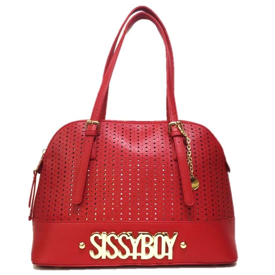 Sissy Boy Lola Red Dome Handbag
