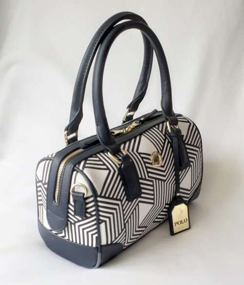 Polo Barrel Tote Navy Blue