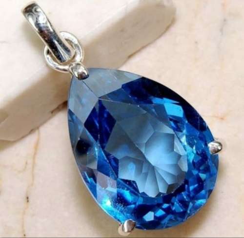 Tanzanite 925 Sterling Silver Gemstone Pendant