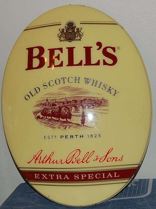 Rare Collectors Bells Whisky Wall Light for your Pub