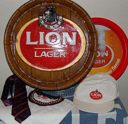Rare Lion Lager Wall Plaque, Tray, Pet, T-Shirt and Tie