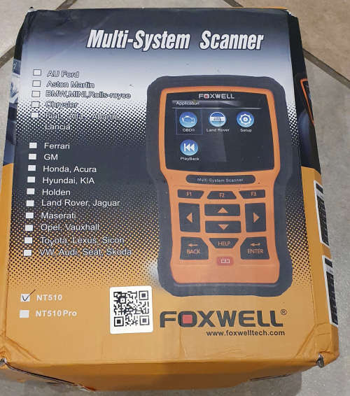Foxwell NT510 Multi-System Auto Diagnostic Scanner