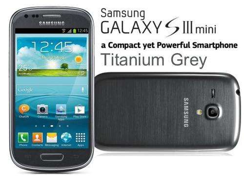 Samsung Galaxy S3 Mini GT-i8190 - Titanium Gray - Brand New In The Box