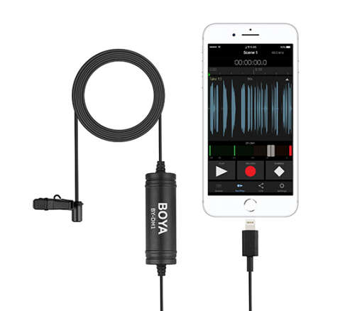 Boya BY-DM1 Digital Lavalier Microphone for iOS device