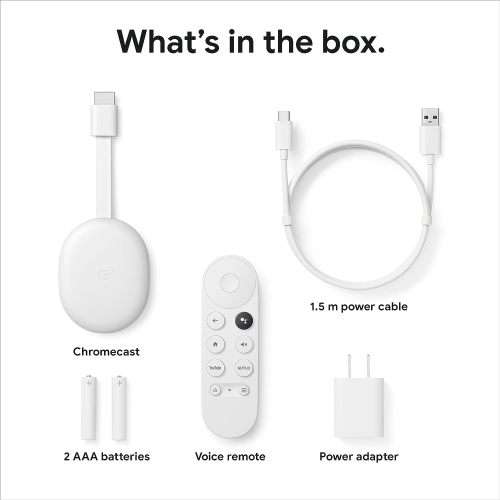 Chromecast with Google TV (HD) - Streaming Stick Entertainment on Your TV - 1080p HD