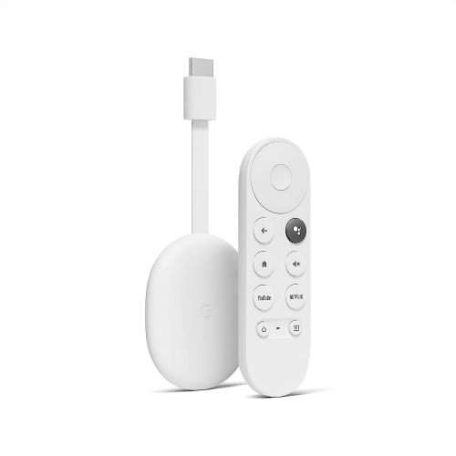 Chromecast with Google TV 4K - Snow (White)