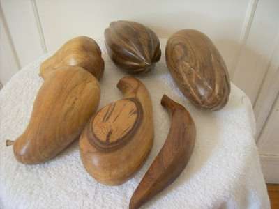 WOODEN CARVED FRUIT