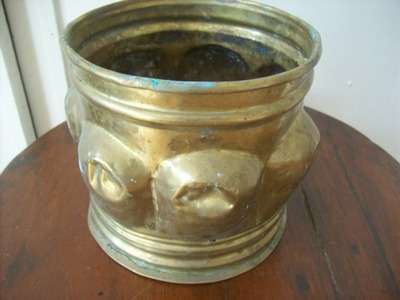 BRASS PLANT POT