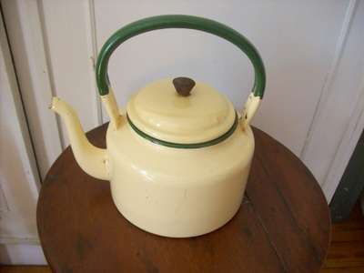 ENAMEL TEAPOT
