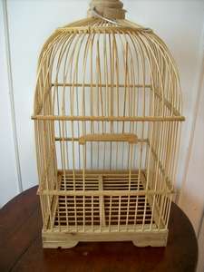 BIRD CAGE.  WOOD.