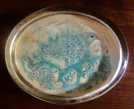 PAPERWEIGHT . VILLAGE GREEN , ENGLAND