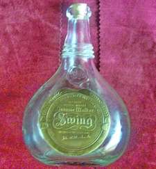 JOHNNY WALKER SWING WHISKY EMPTY DECANTER/BOTTLE