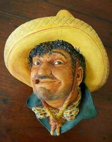BOSSONS ENGLAND. VINTAGE ORNAMENT. 'PANCHO'