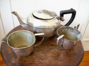 OLD EPNS TEA SERVICE.  Please read write up....................................