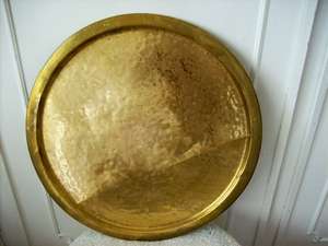 BRASS TRAY.  Please read write up.....
