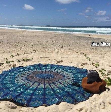 New Round Beach Mat Table Cloth Yoga Mat