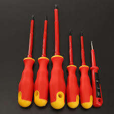 6 PCS SCREWDRIVER SET- ELECTRIC INSULATION SCREWDRIVERS