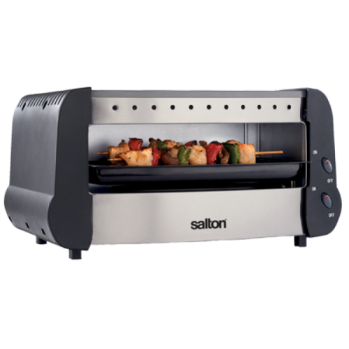 SALTON COMPACT GRILL & LONG SLOT TOASTER