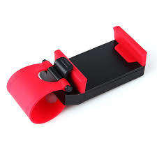 CAR STEERING WHEEL PHONE SOCKET HOLDER