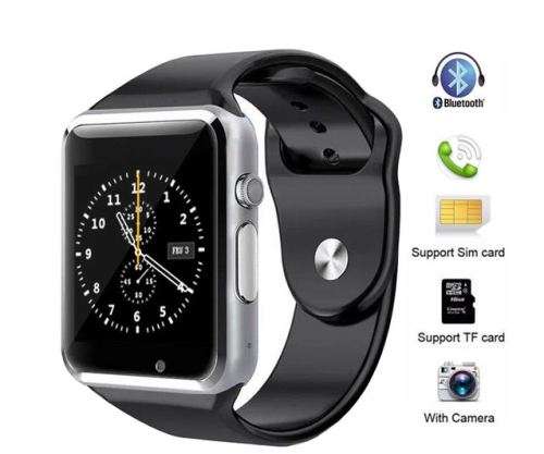 Bluetooth Smart Watch Support SIM Slot TF Card Phone With Camera For Android IOS