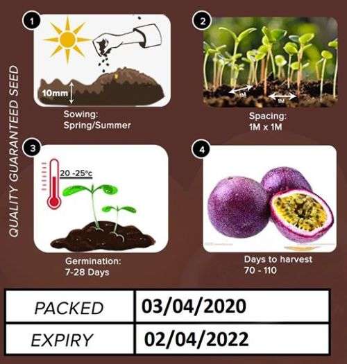 Purple Passion Fruit Seeds