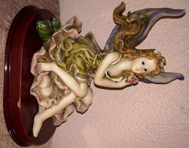 Arigatou Seated Porcelain Fairy