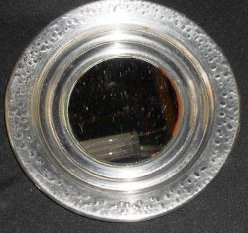 small mirror plate hanging ornament