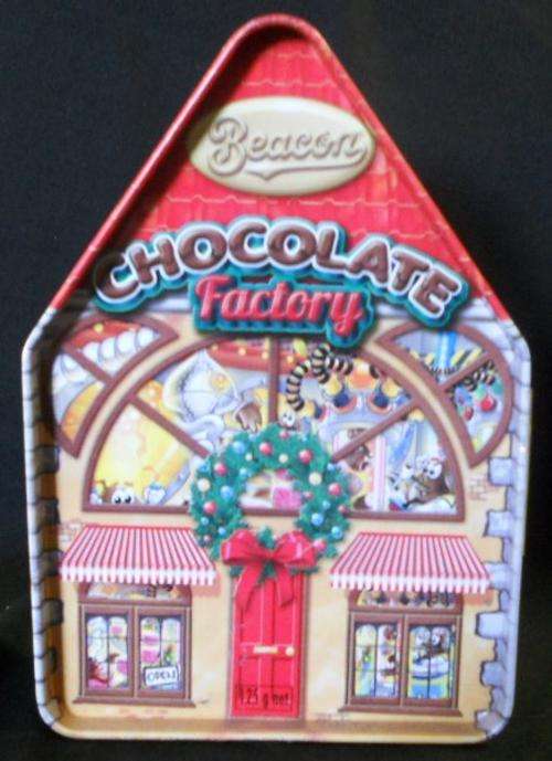 Beacon Chocolate Factory Tin