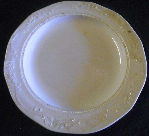 plain white dinner plate