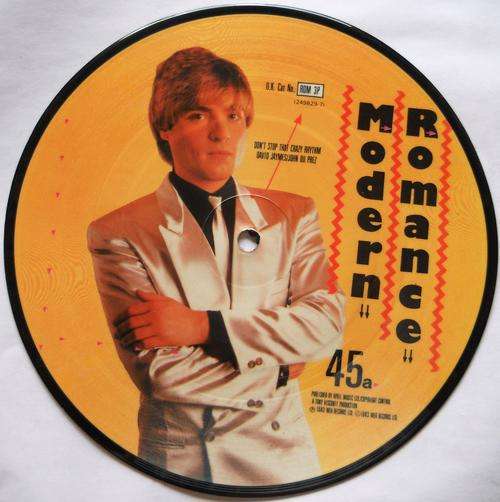 MODERN ROMANCE 7"UK PICTURE DISC PRESS 183