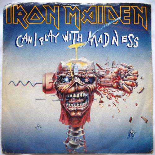 IRON MAIDEN can i play with madness 7"UK PRESS 1988