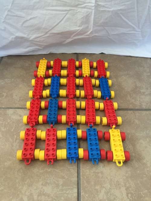 Children's Lego / Duplo Car / Trailer - Set of 20