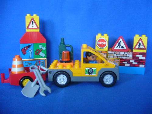 Children's Lego / Duplo Handyman and Truck Set