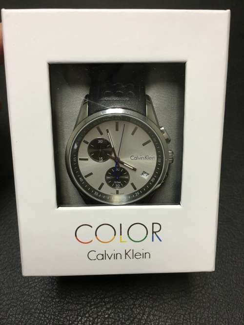 Calvin Klein Color Mens Wristwatch