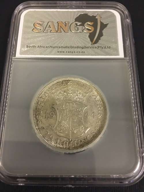 1944 2.5 Shilling (Half Crown) SANGS AU 50