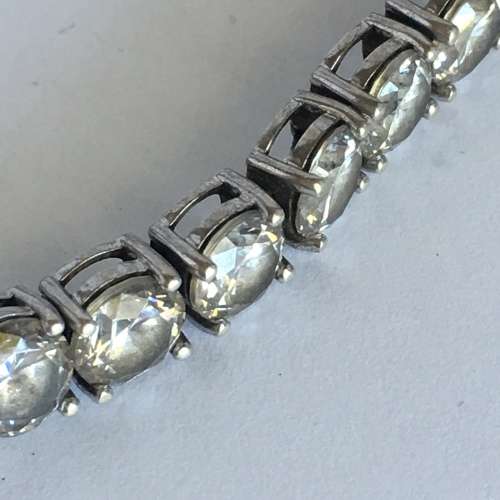 Stunning Sterling Silver Tennis Bracelet