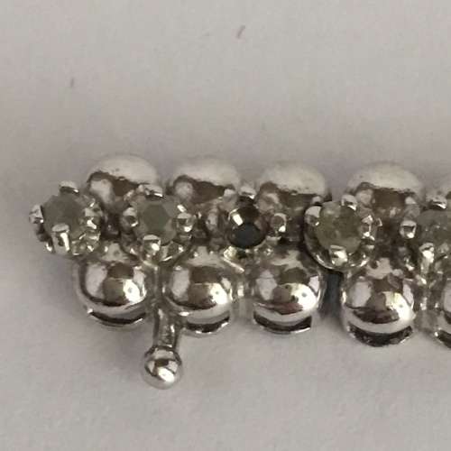 Unique Sterling Silver & Diamond Ladies Bracelet