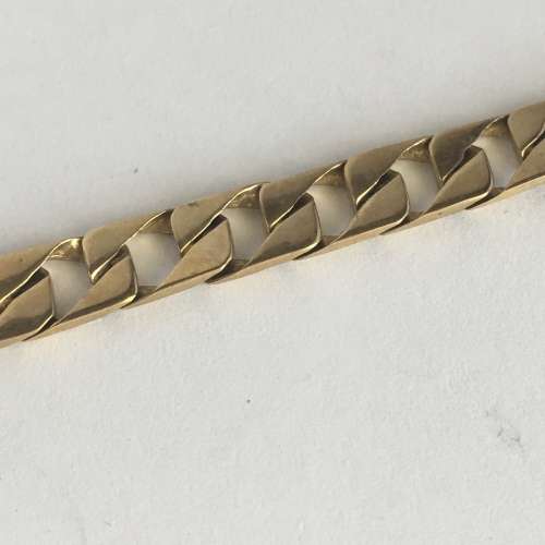 Classic 9ct Yellow Gold Mens Bracelet