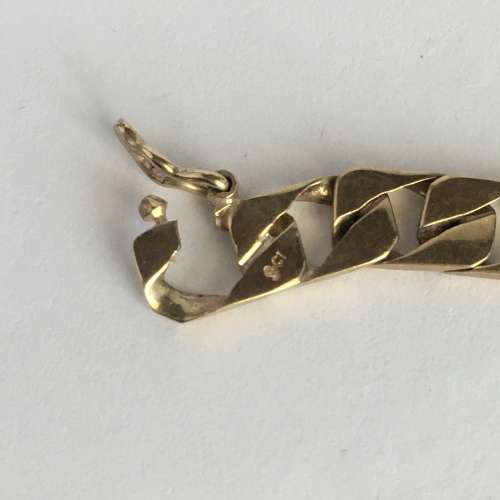 Classic 9ct Yellow Gold Mens Bracelet