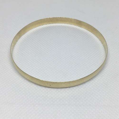 Thick 9kt Yellow Gold Ladies Bangle