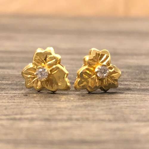 Yellow Gold Earrings