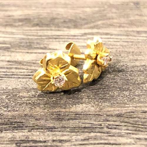 Yellow Gold Earrings