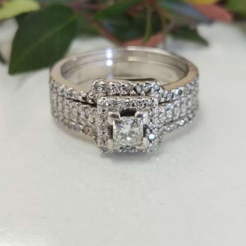 Princess Cut Diamond Ring #m01