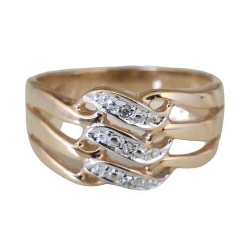 Beautiful Yellow Gold Ladies Ring #vc006
