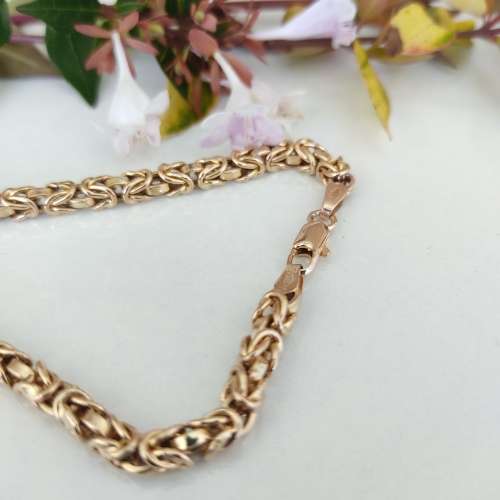 Solid Yellow Gold Ladies Bracelet #1041