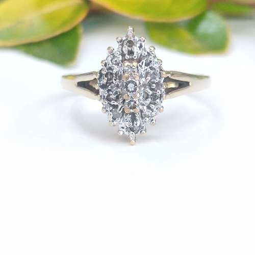 Gold and Diamonds Ring #1099