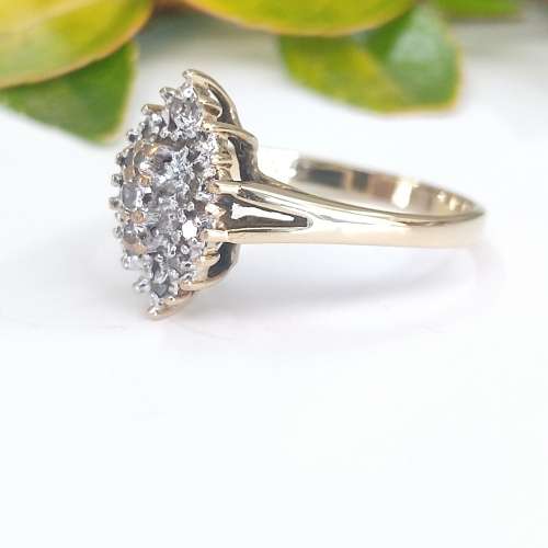 Gold and Diamonds Ring #1099