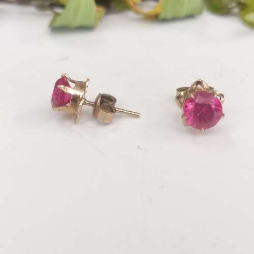 Ruby Earring Studs #1105